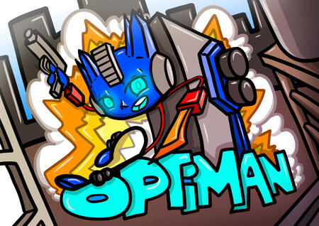 Transformers - Optiman (Optimus Prime Spoof)
